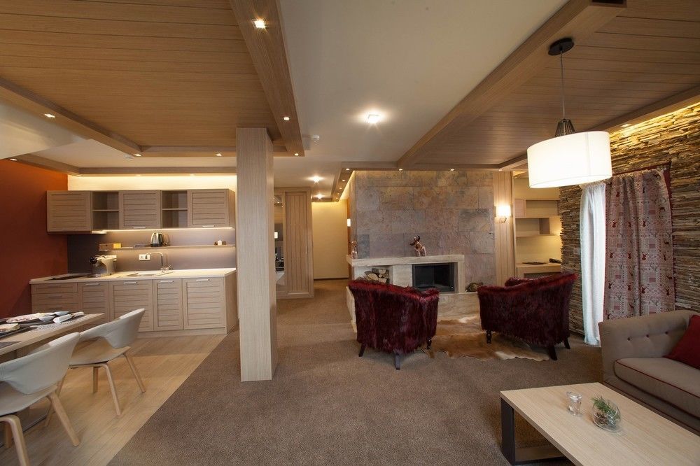 Amira Boutique Hotel Bansko Luaran gambar A 3D rendering of a living room